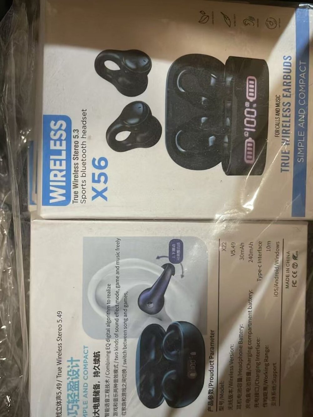 2 of Open‑Ear Clip‑on Wireless Bluetooth Headphones Sports Long Battery Life#504